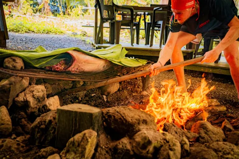 Cooking over fire — meals at El Vijo are personal