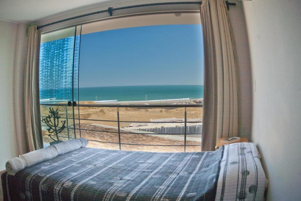 Ocean View room and balcony at El Hueco Villas